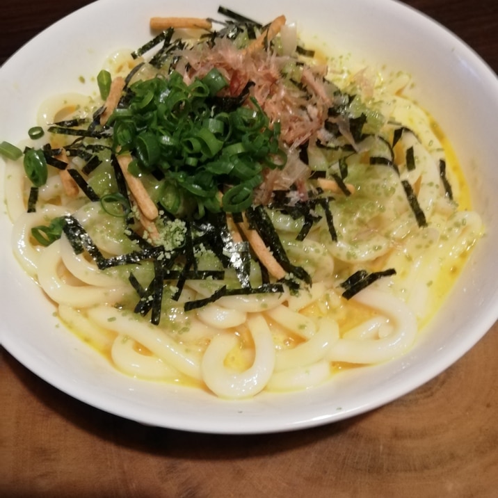 かんたん釜玉うどん